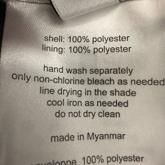 Galina Signature Charmeuse V-Neck Flutter Sleeve A Line Dress Black Size 6 - Picture 8 of 11